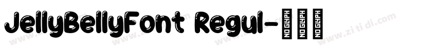 JellyBellyFont Regul字体转换
